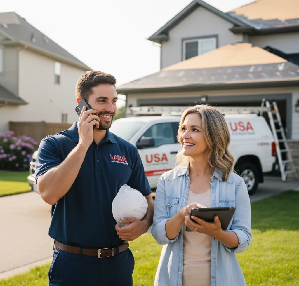 USA Roof Repair Experts customer support in Steep Falls